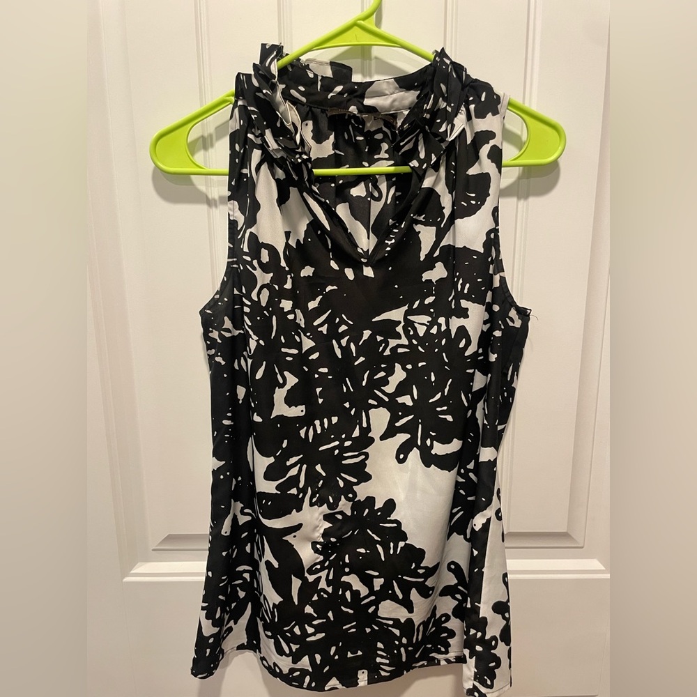 The Limited Monochrome Abstract Blouse